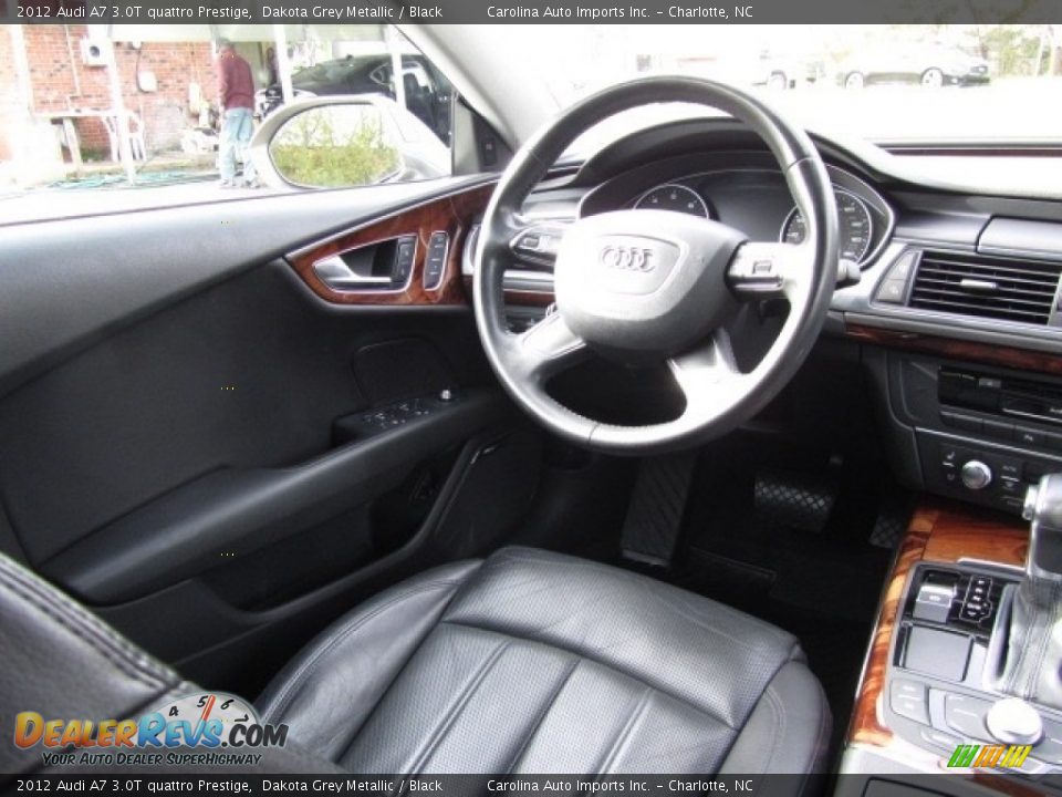 2012 Audi A7 3.0T quattro Prestige Dakota Grey Metallic / Black Photo #12