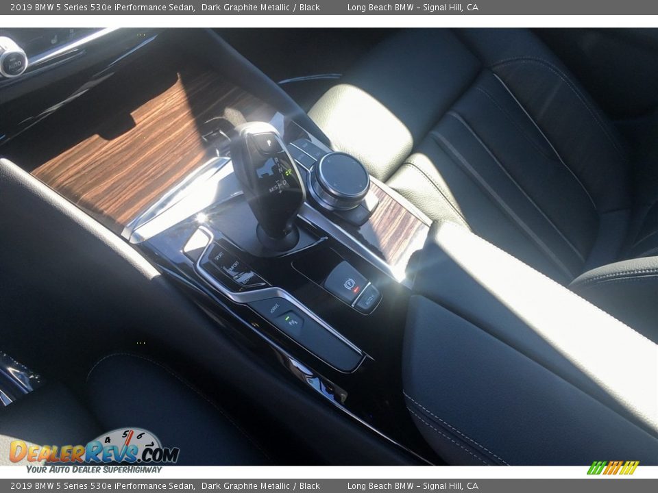 2019 BMW 5 Series 530e iPerformance Sedan Dark Graphite Metallic / Black Photo #7