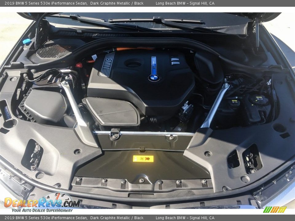 2019 BMW 5 Series 530e iPerformance Sedan Dark Graphite Metallic / Black Photo #8