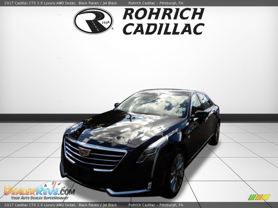 2017 Cadillac CT6 3.6 Luxury AWD Sedan Black Raven / Jet Black Photo #1