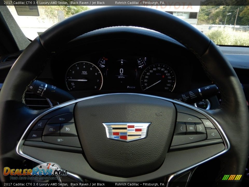 2017 Cadillac CT6 3.6 Luxury AWD Sedan Black Raven / Jet Black Photo #15