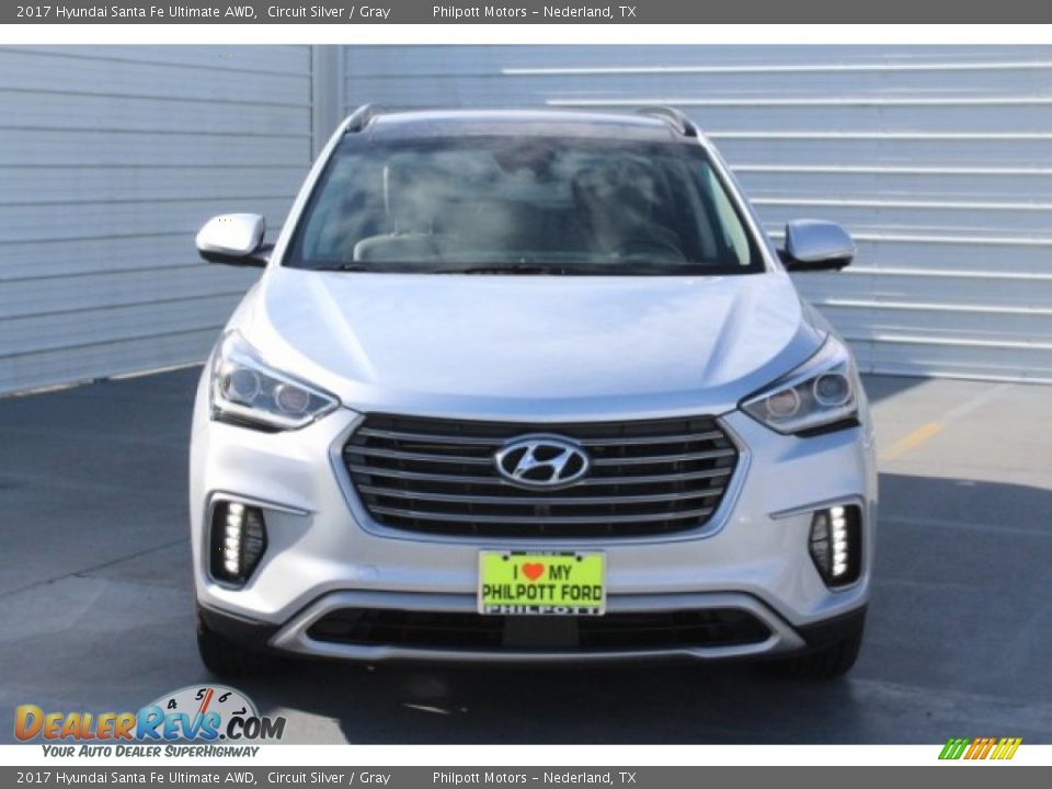 2017 Hyundai Santa Fe Ultimate AWD Circuit Silver / Gray Photo #2