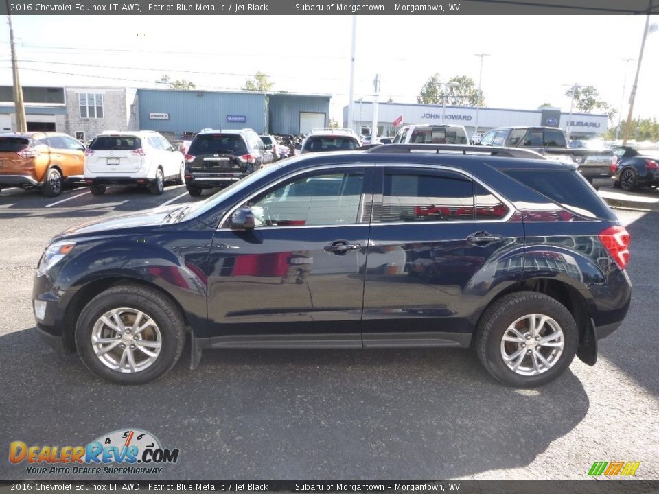 2016 Chevrolet Equinox LT AWD Patriot Blue Metallic / Jet Black Photo #7