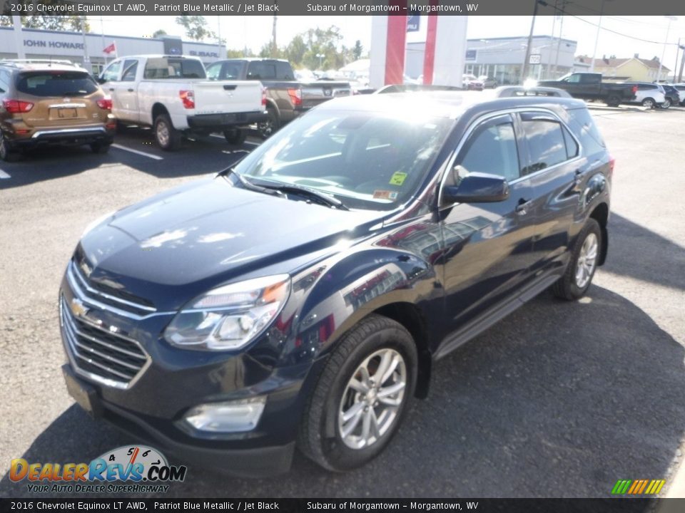 2016 Chevrolet Equinox LT AWD Patriot Blue Metallic / Jet Black Photo #8