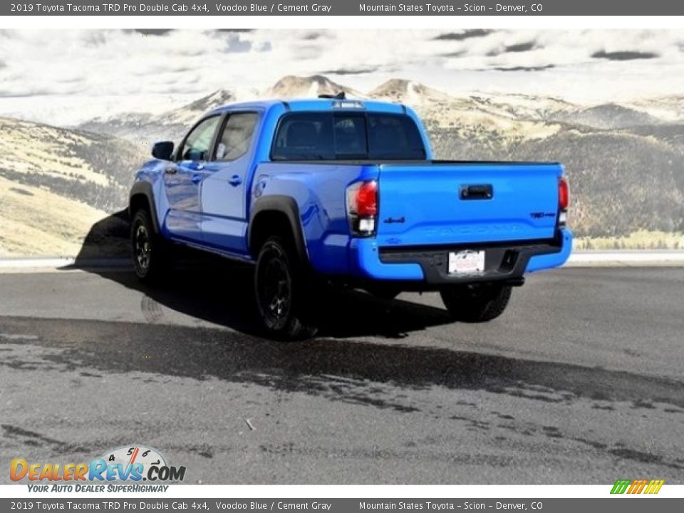 2019 Toyota Tacoma TRD Pro Double Cab 4x4 Voodoo Blue / Cement Gray Photo #3