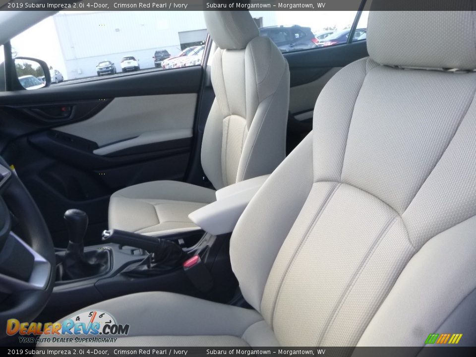 Front Seat of 2019 Subaru Impreza 2.0i 4-Door Photo #16