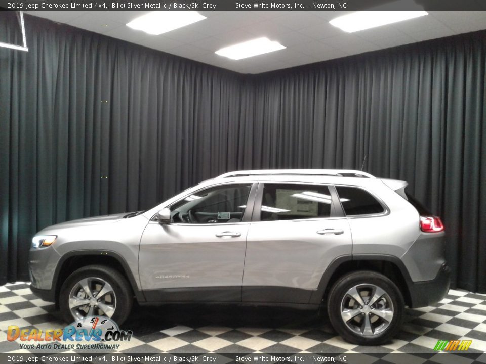 2019 Jeep Cherokee Limited 4x4 Billet Silver Metallic / Black/Ski Grey Photo #1