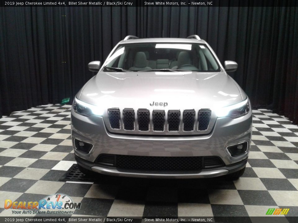 2019 Jeep Cherokee Limited 4x4 Billet Silver Metallic / Black/Ski Grey Photo #3