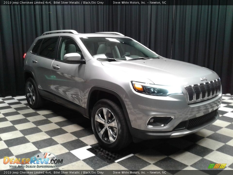 2019 Jeep Cherokee Limited 4x4 Billet Silver Metallic / Black/Ski Grey Photo #4