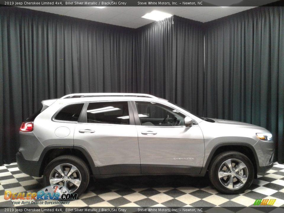 2019 Jeep Cherokee Limited 4x4 Billet Silver Metallic / Black/Ski Grey Photo #5