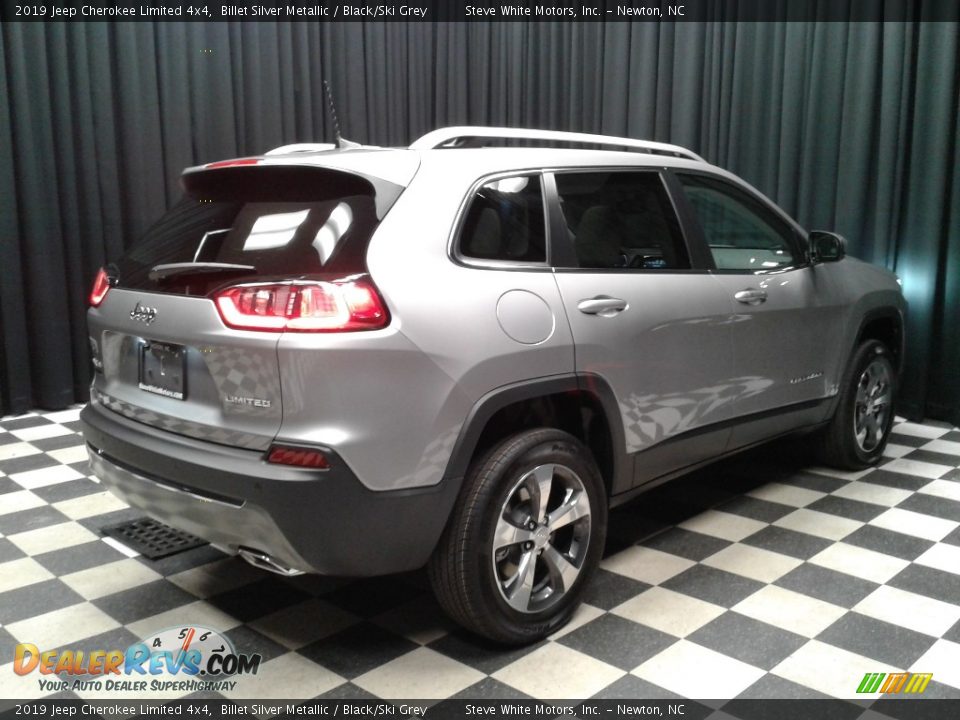 2019 Jeep Cherokee Limited 4x4 Billet Silver Metallic / Black/Ski Grey Photo #6