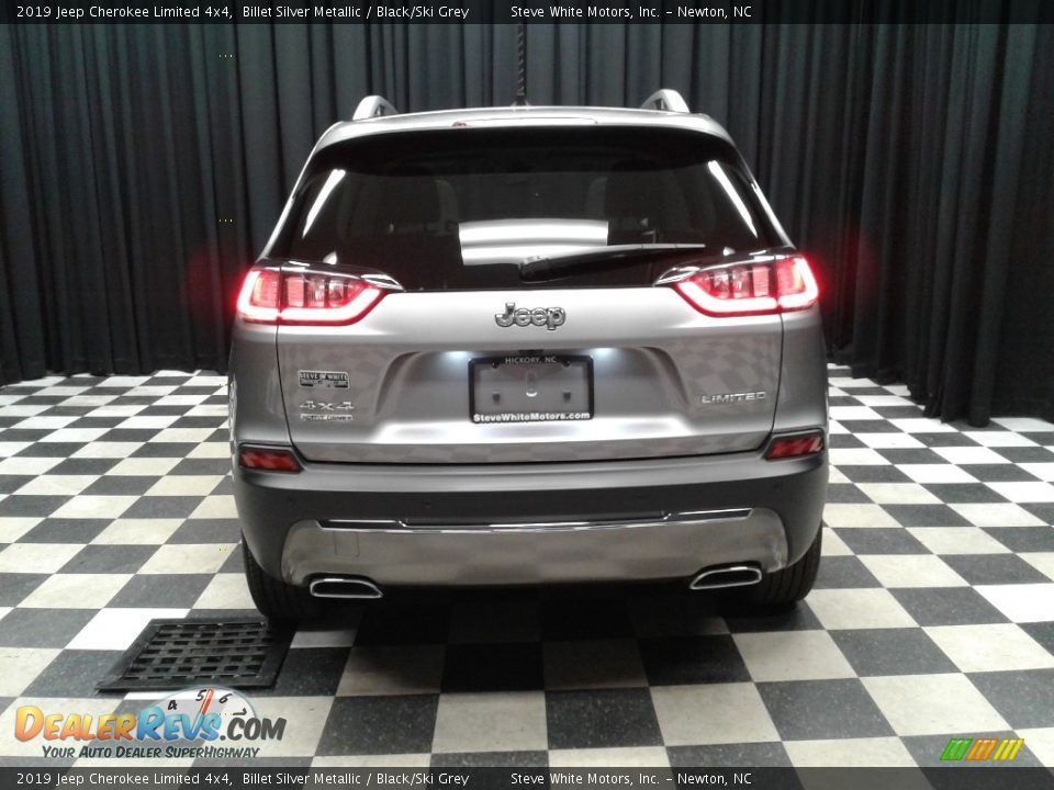 2019 Jeep Cherokee Limited 4x4 Billet Silver Metallic / Black/Ski Grey Photo #7