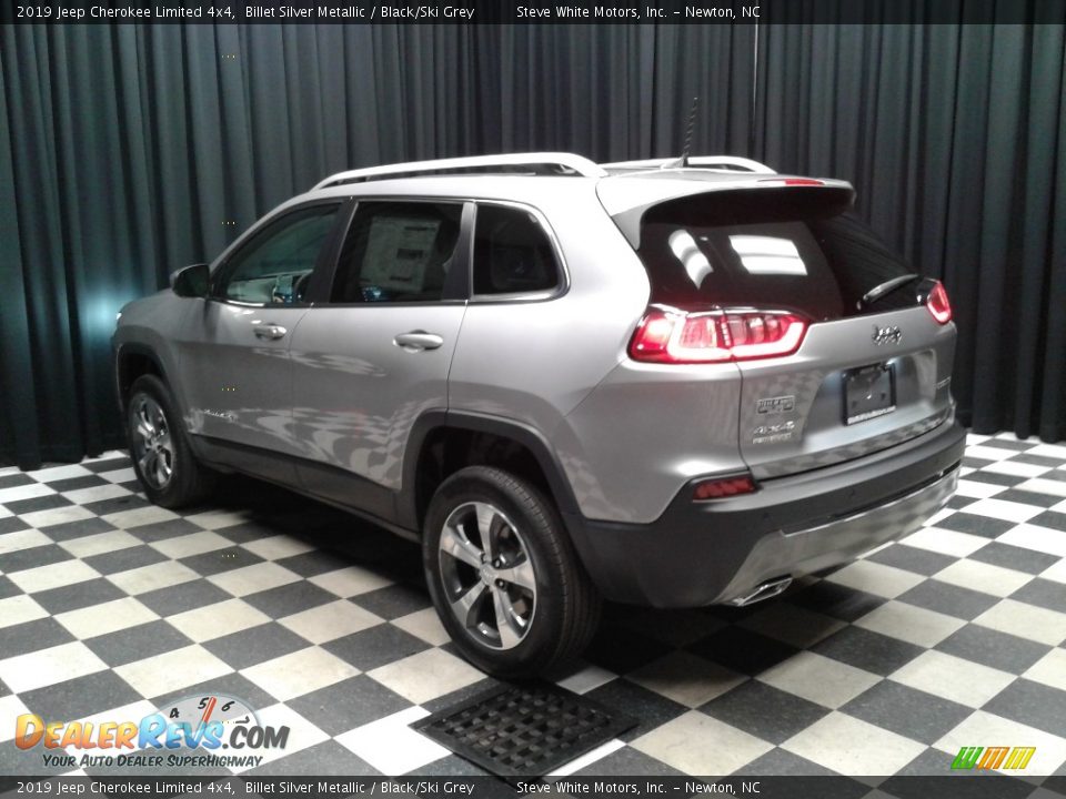 2019 Jeep Cherokee Limited 4x4 Billet Silver Metallic / Black/Ski Grey Photo #8