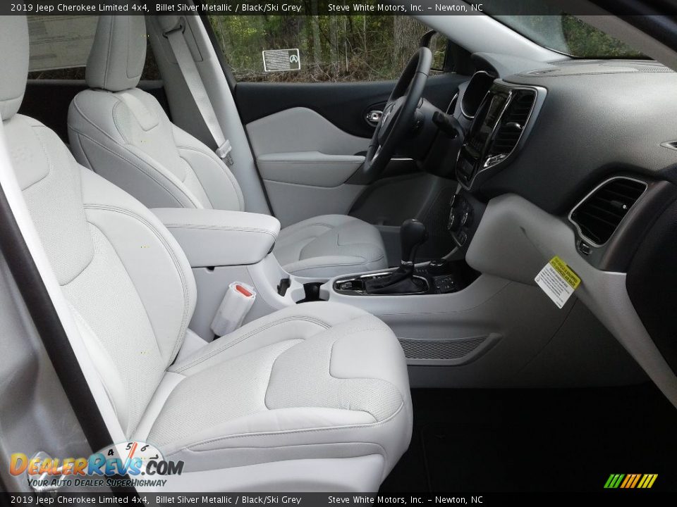 2019 Jeep Cherokee Limited 4x4 Billet Silver Metallic / Black/Ski Grey Photo #16