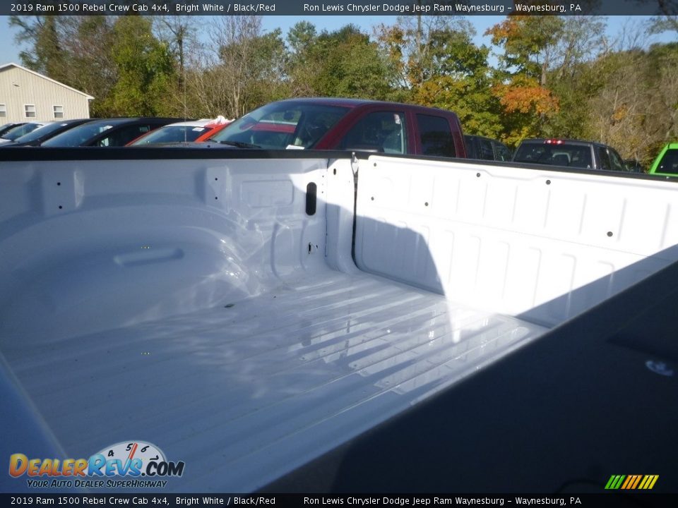 2019 Ram 1500 Rebel Crew Cab 4x4 Bright White / Black/Red Photo #4