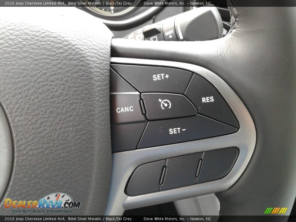2019 Jeep Cherokee Limited 4x4 Billet Silver Metallic / Black/Ski Grey Photo #19