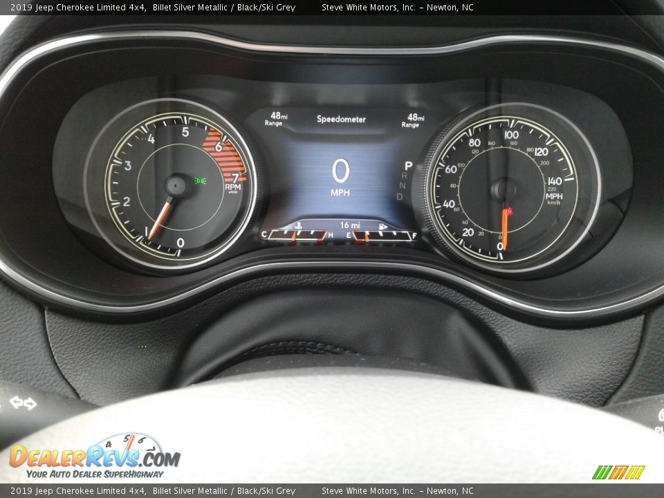 2019 Jeep Cherokee Limited 4x4 Billet Silver Metallic / Black/Ski Grey Photo #20