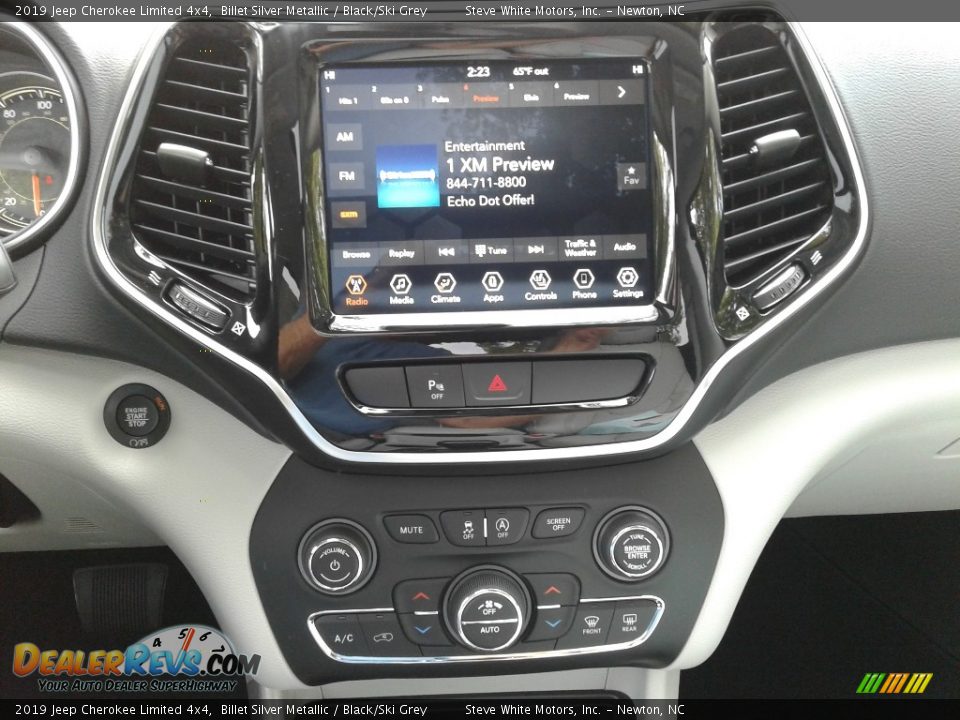 2019 Jeep Cherokee Limited 4x4 Billet Silver Metallic / Black/Ski Grey Photo #21