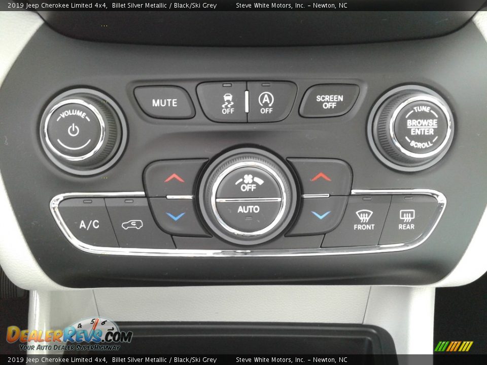 2019 Jeep Cherokee Limited 4x4 Billet Silver Metallic / Black/Ski Grey Photo #27