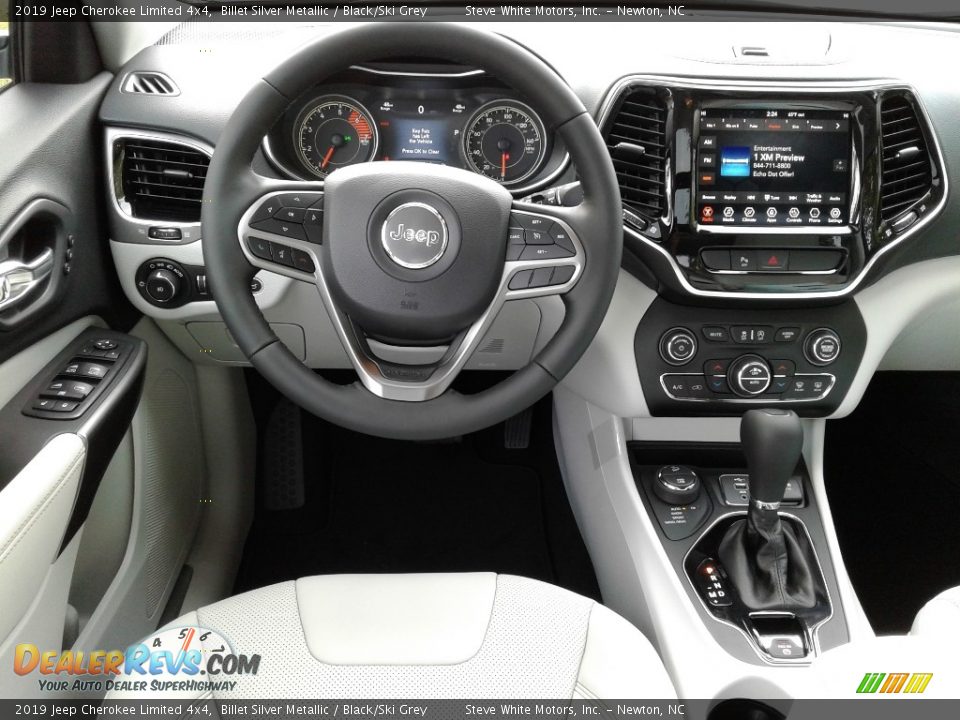 2019 Jeep Cherokee Limited 4x4 Billet Silver Metallic / Black/Ski Grey Photo #31