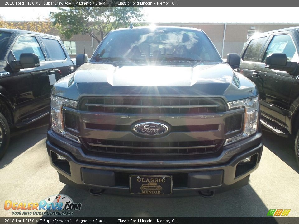 2018 Ford F150 XLT SuperCrew 4x4 Magnetic / Black Photo #2