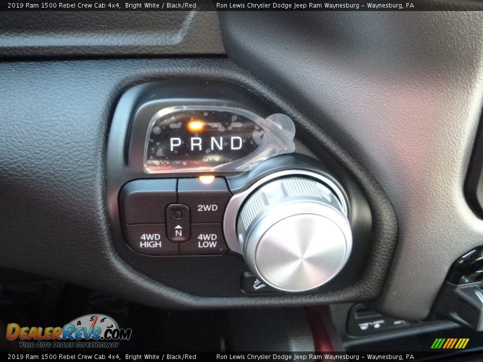 2019 Ram 1500 Rebel Crew Cab 4x4 Bright White / Black/Red Photo #20