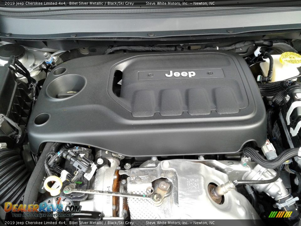 2019 Jeep Cherokee Limited 4x4 Billet Silver Metallic / Black/Ski Grey Photo #35