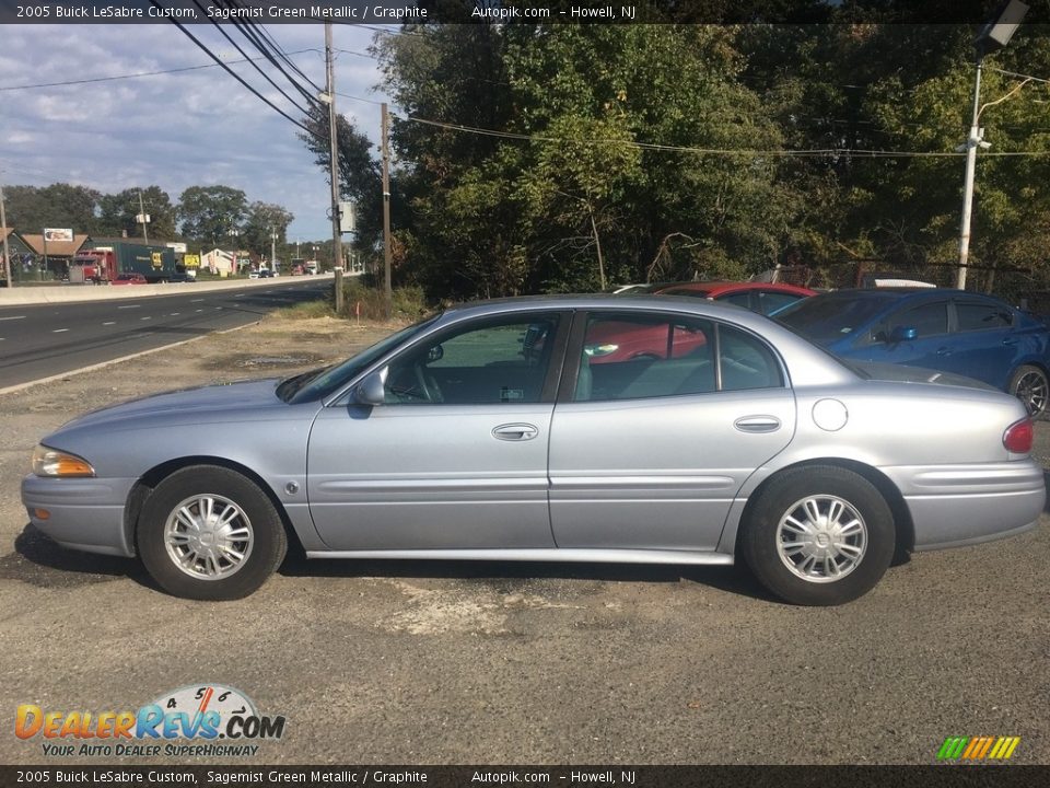 2005 Buick LeSabre Custom Sagemist Green Metallic / Graphite Photo #2