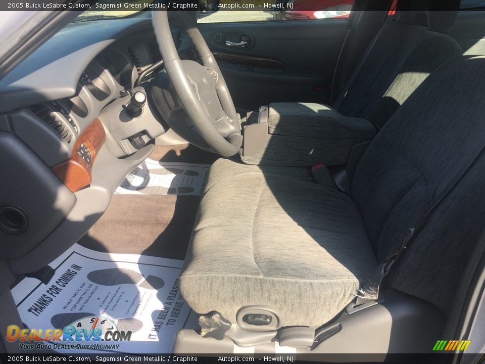 2005 Buick LeSabre Custom Sagemist Green Metallic / Graphite Photo #9