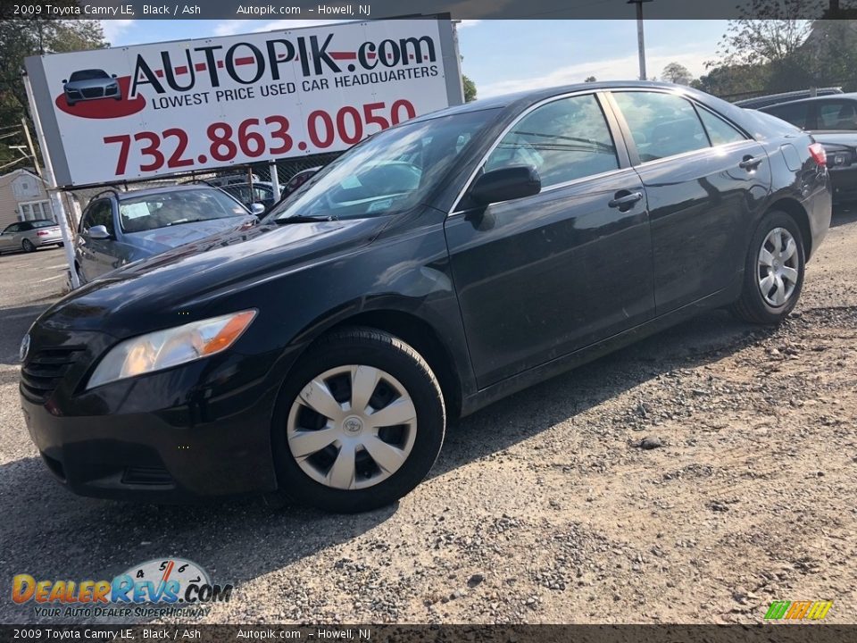 2009 Toyota Camry LE Black / Ash Photo #4
