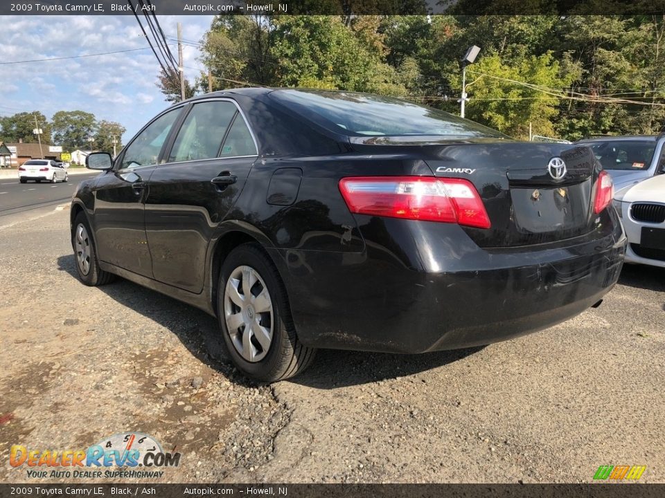 2009 Toyota Camry LE Black / Ash Photo #6