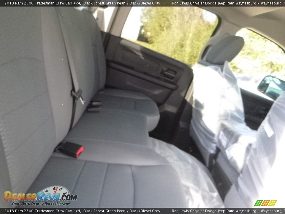 2018 Ram 2500 Tradesman Crew Cab 4x4 Black Forest Green Pearl / Black/Diesel Gray Photo #12