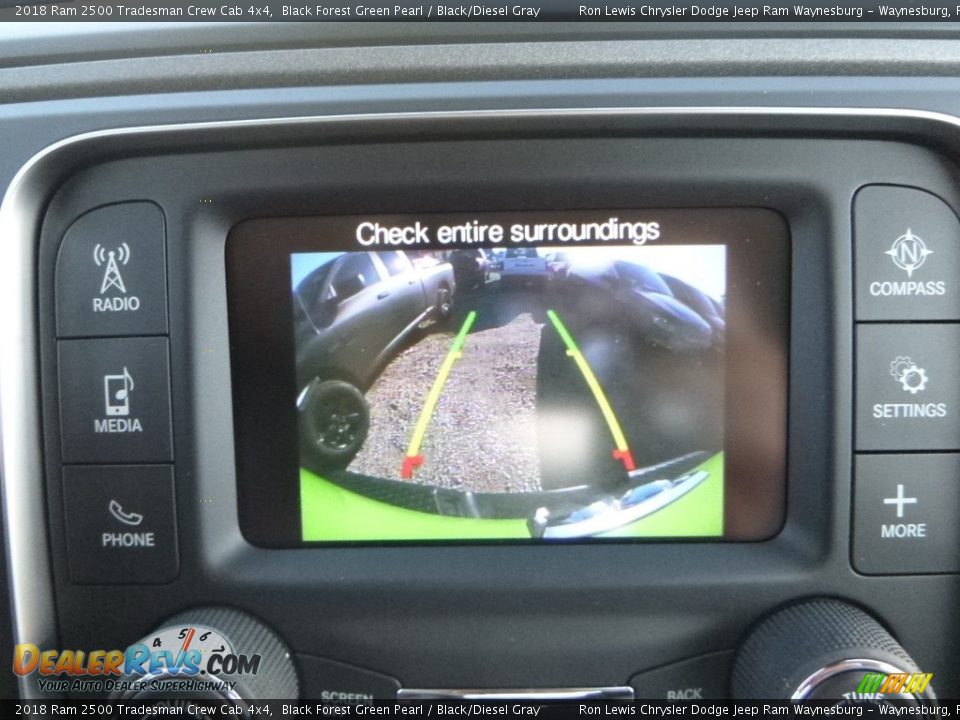 2018 Ram 2500 Tradesman Crew Cab 4x4 Black Forest Green Pearl / Black/Diesel Gray Photo #18