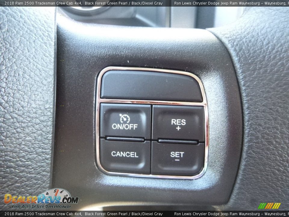 2018 Ram 2500 Tradesman Crew Cab 4x4 Black Forest Green Pearl / Black/Diesel Gray Photo #19