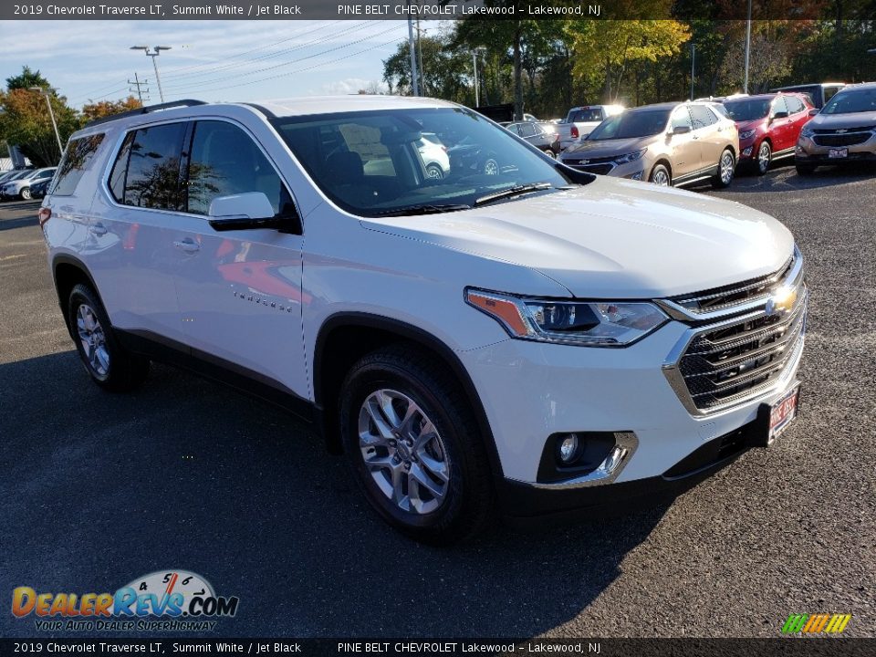 2019 Chevrolet Traverse LT Summit White / Jet Black Photo #1
