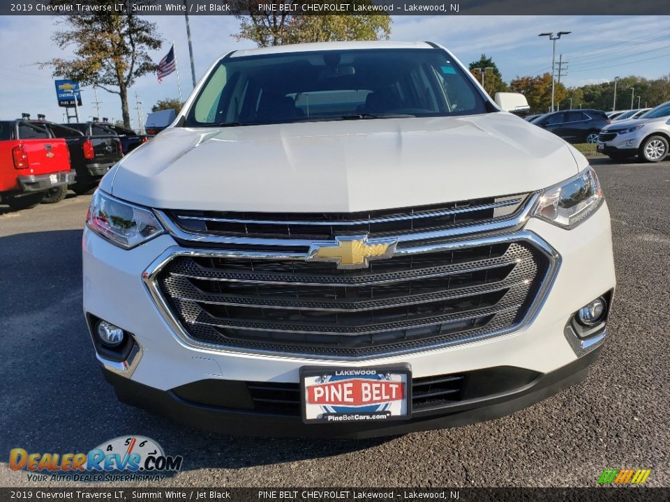 2019 Chevrolet Traverse LT Summit White / Jet Black Photo #2