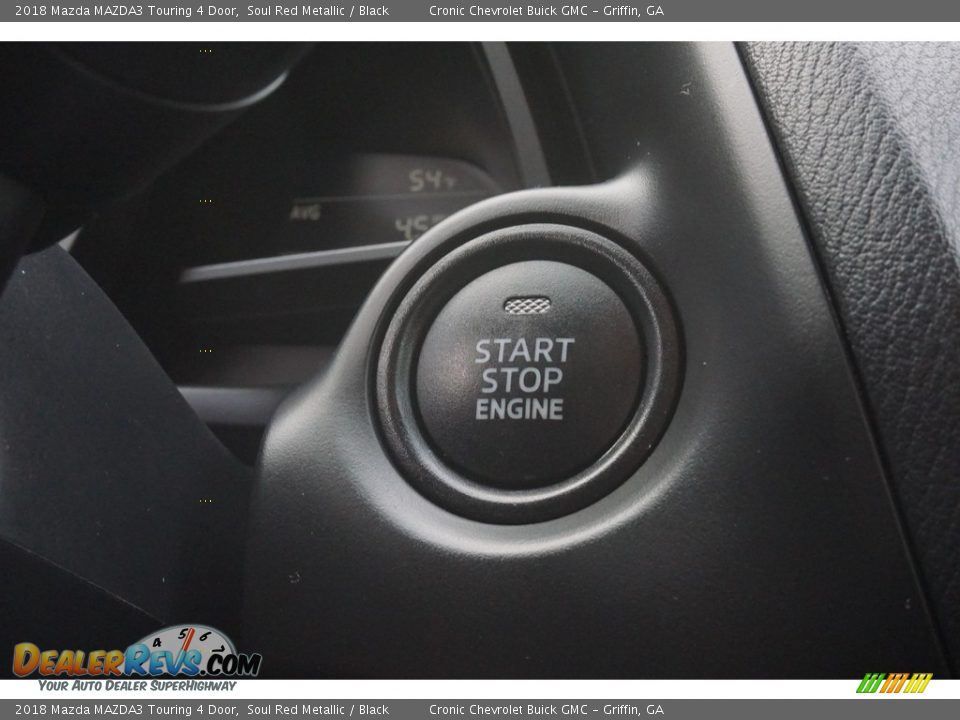 2018 Mazda MAZDA3 Touring 4 Door Soul Red Metallic / Black Photo #9
