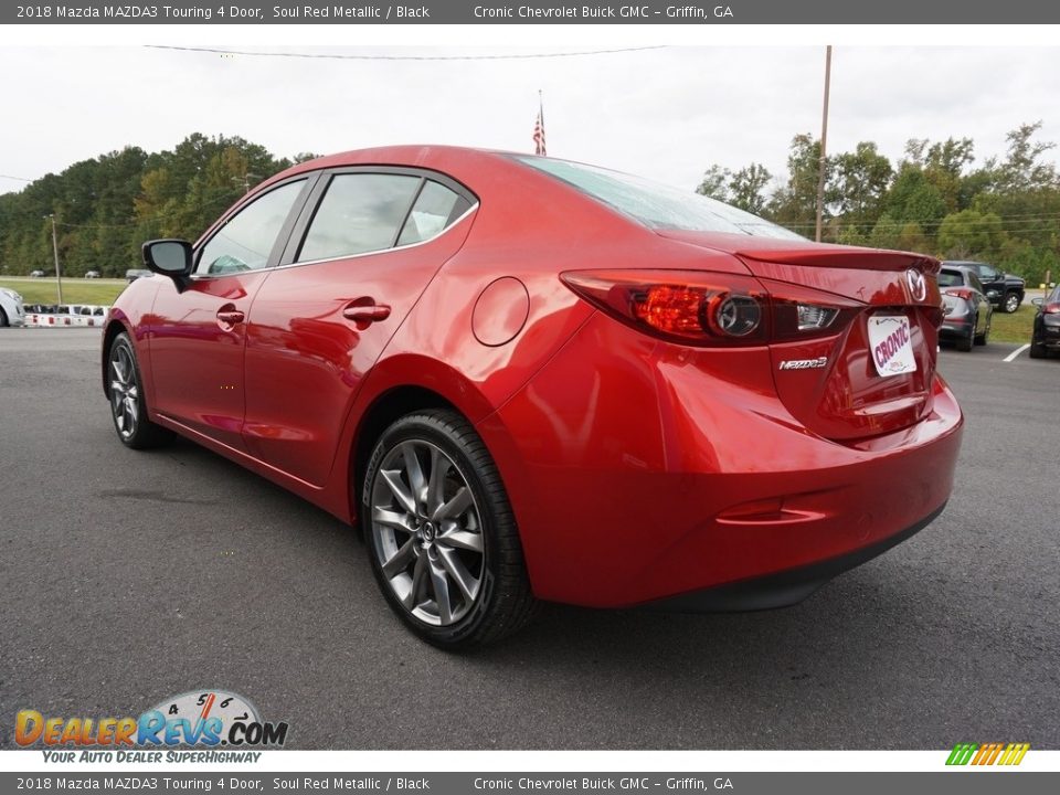 2018 Mazda MAZDA3 Touring 4 Door Soul Red Metallic / Black Photo #11