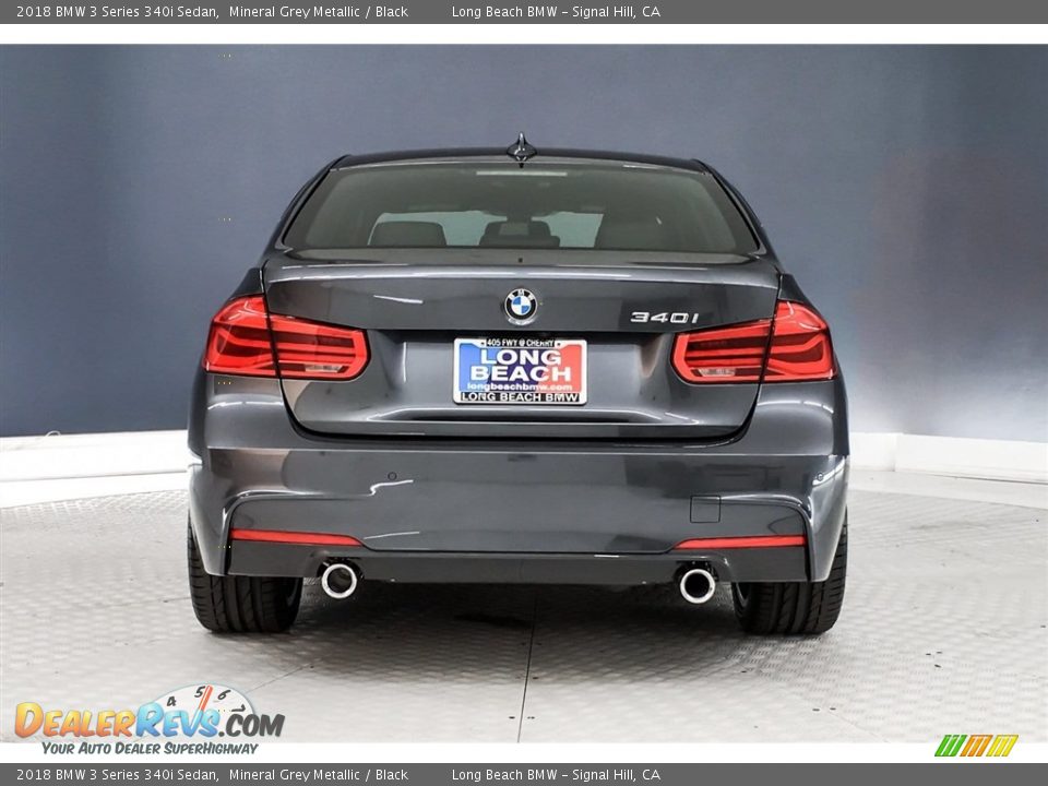 2018 BMW 3 Series 340i Sedan Mineral Grey Metallic / Black Photo #3