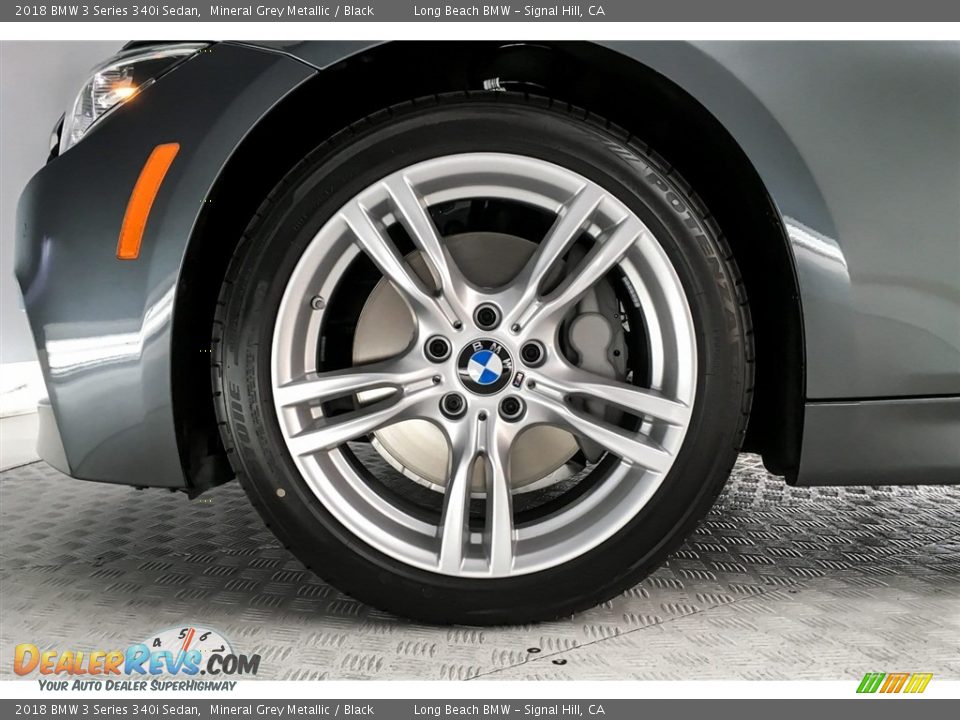 2018 BMW 3 Series 340i Sedan Mineral Grey Metallic / Black Photo #9