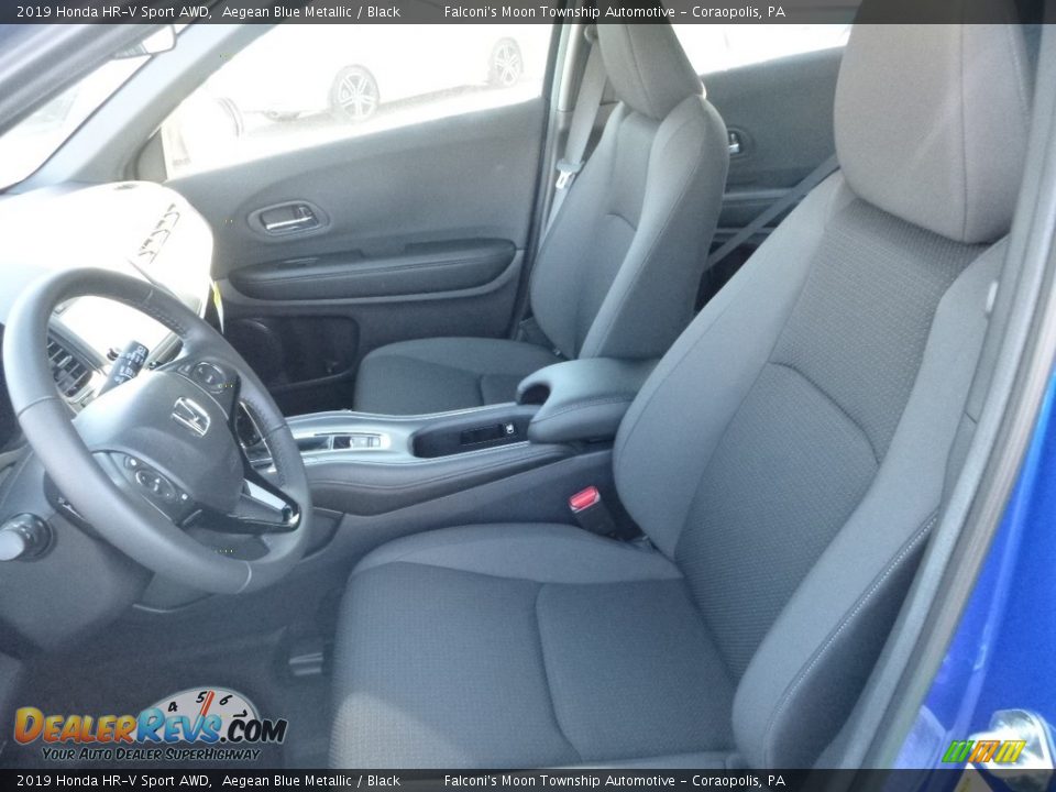 2019 Honda HR-V Sport AWD Aegean Blue Metallic / Black Photo #8