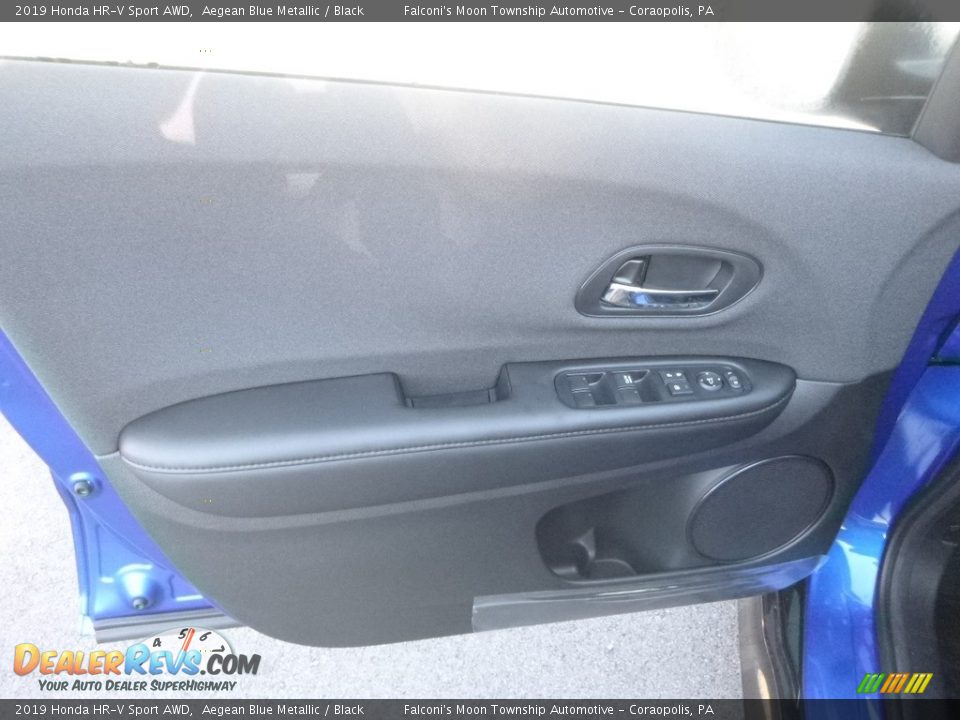 2019 Honda HR-V Sport AWD Aegean Blue Metallic / Black Photo #10