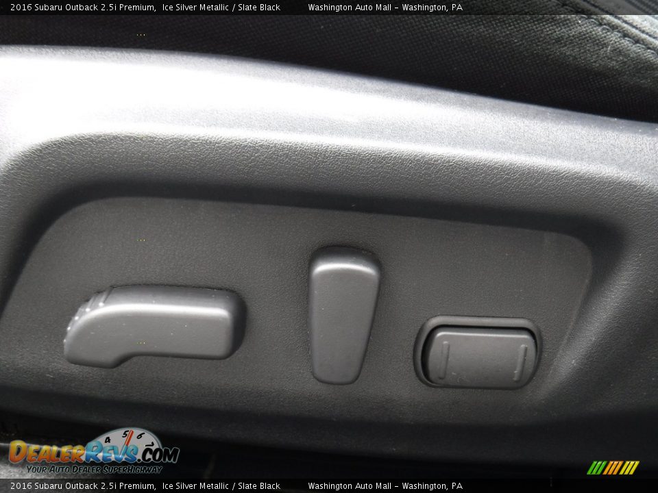 2016 Subaru Outback 2.5i Premium Ice Silver Metallic / Slate Black Photo #14