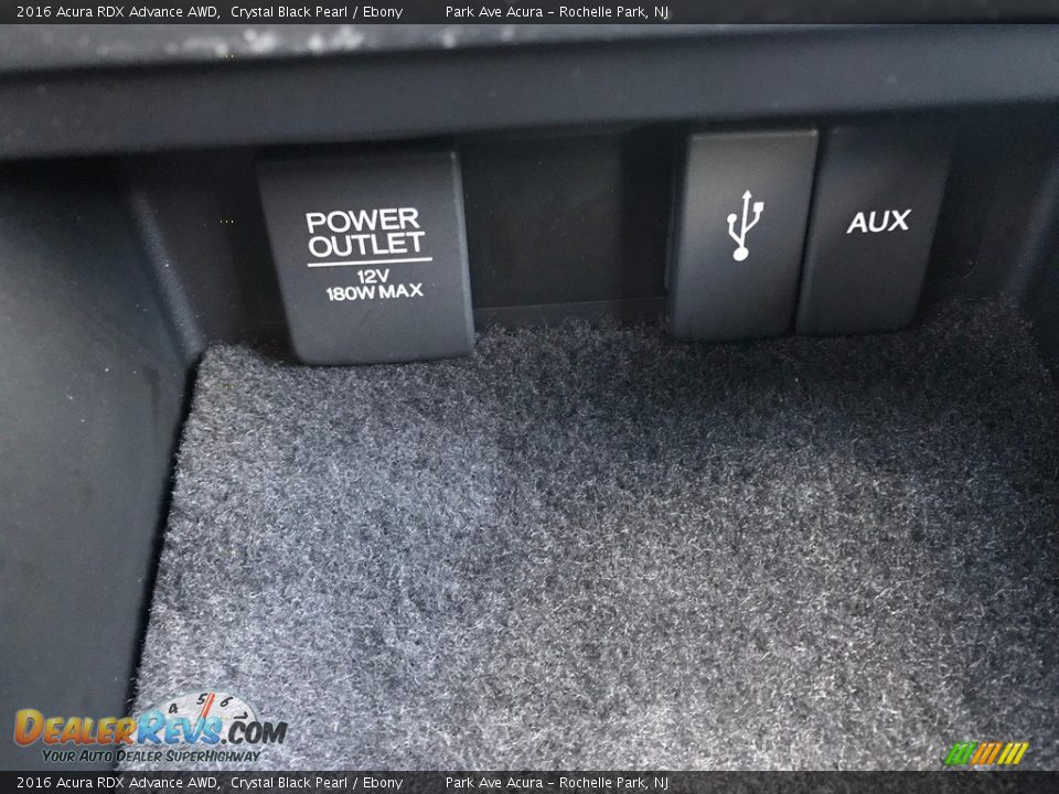 2016 Acura RDX Advance AWD Crystal Black Pearl / Ebony Photo #28