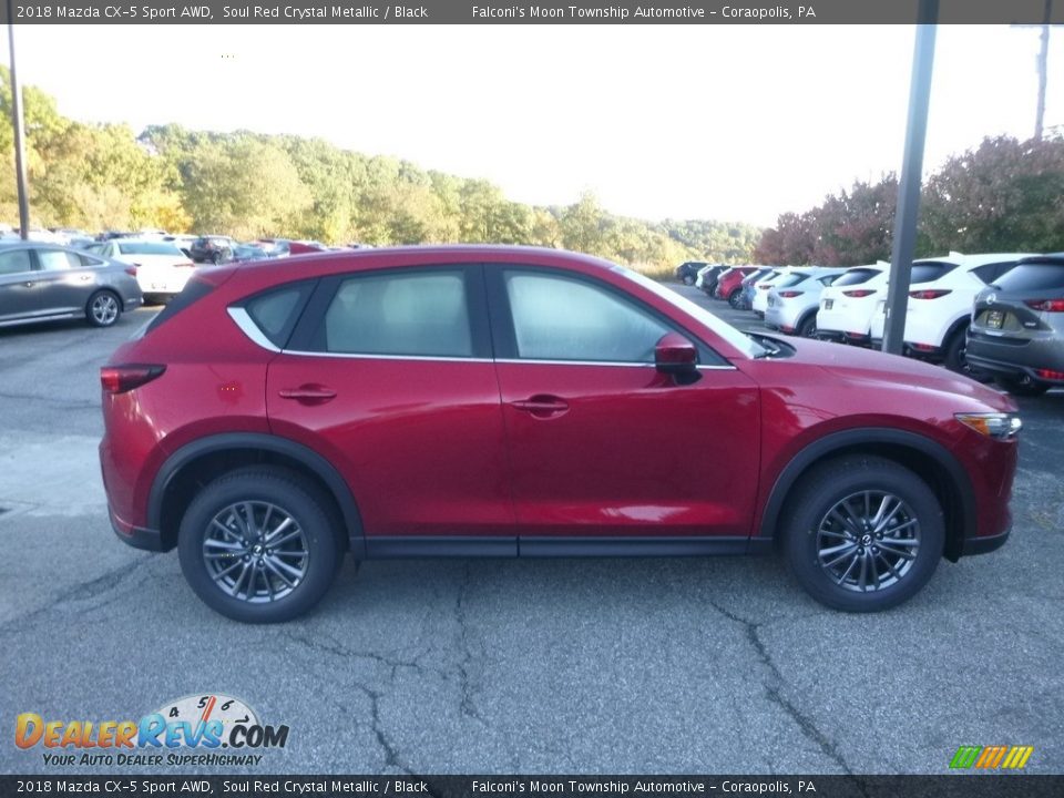 2018 Mazda CX-5 Sport AWD Soul Red Crystal Metallic / Black Photo #1