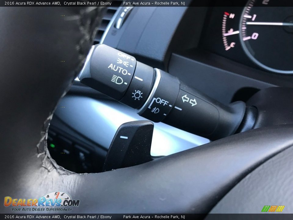 2016 Acura RDX Advance AWD Crystal Black Pearl / Ebony Photo #35