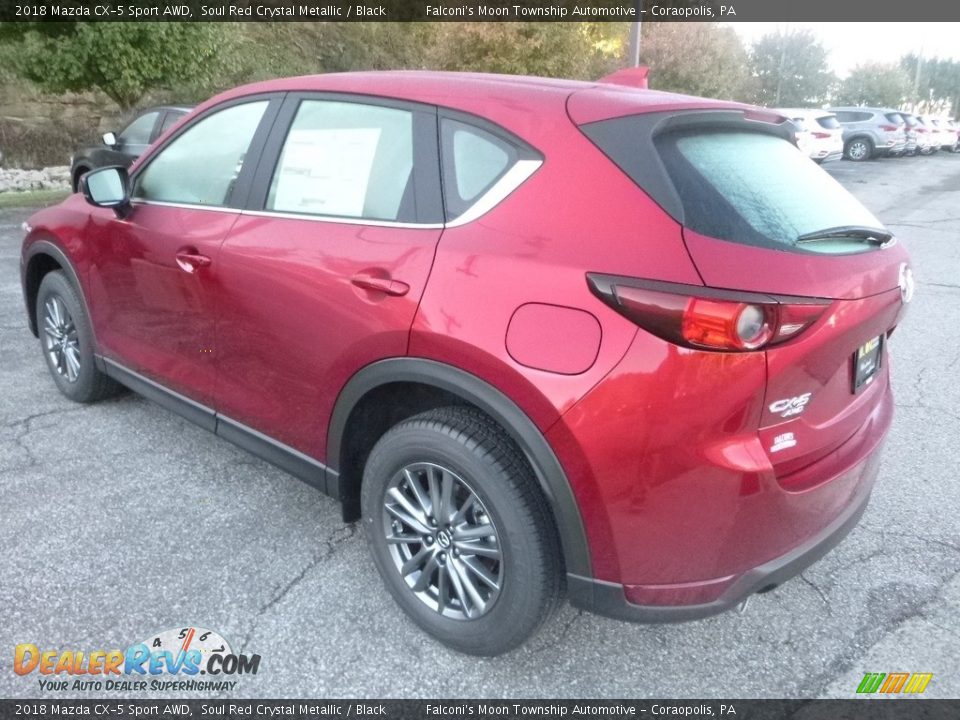 2018 Mazda CX-5 Sport AWD Soul Red Crystal Metallic / Black Photo #7