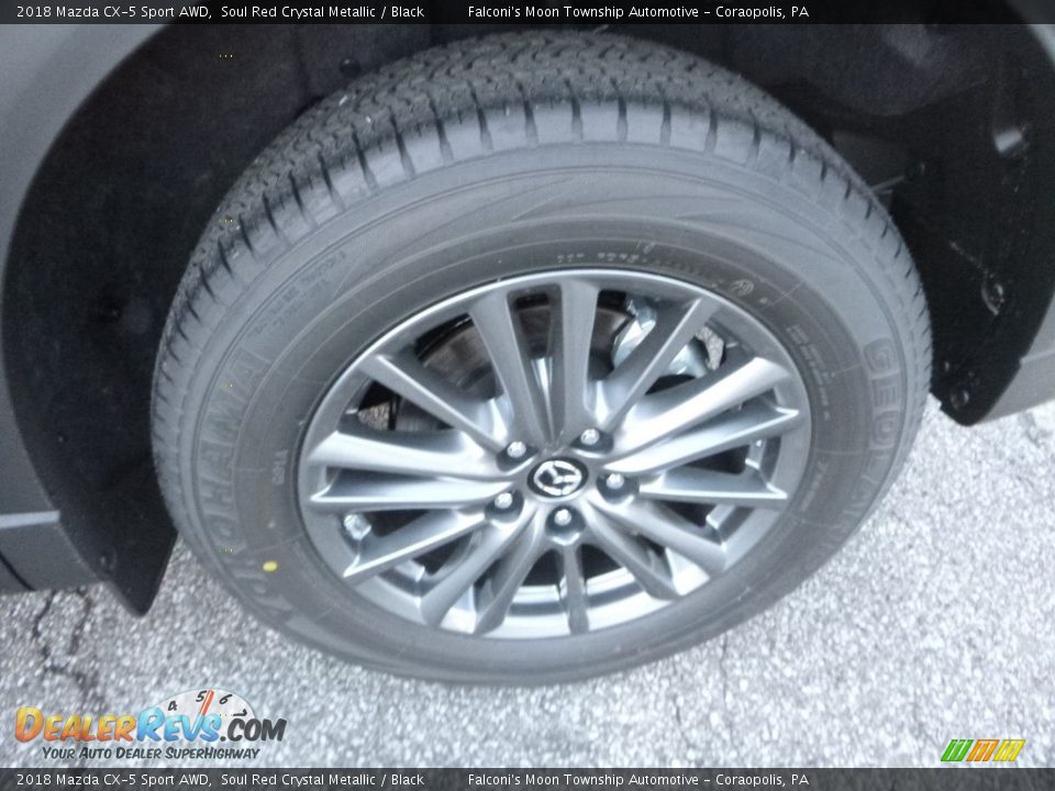 2018 Mazda CX-5 Sport AWD Soul Red Crystal Metallic / Black Photo #8