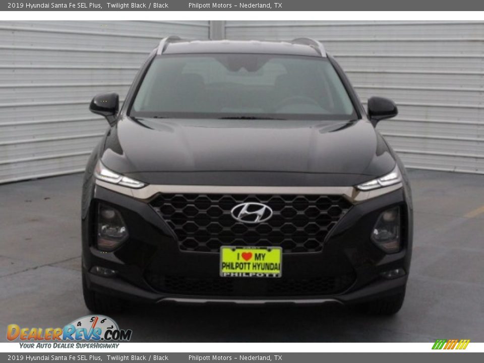2019 Hyundai Santa Fe SEL Plus Twilight Black / Black Photo #2