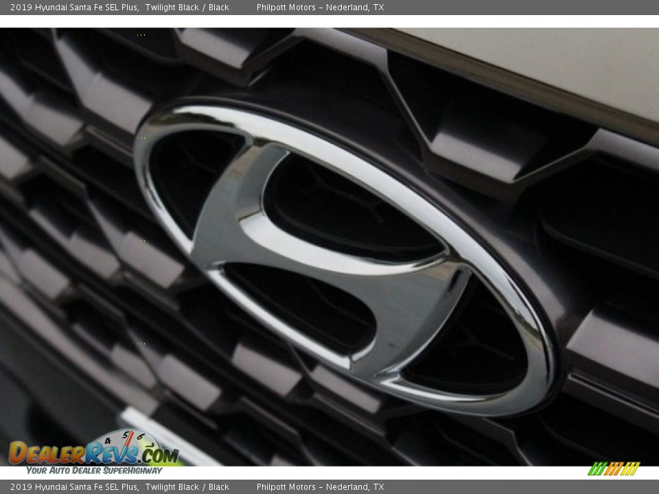 2019 Hyundai Santa Fe SEL Plus Twilight Black / Black Photo #4